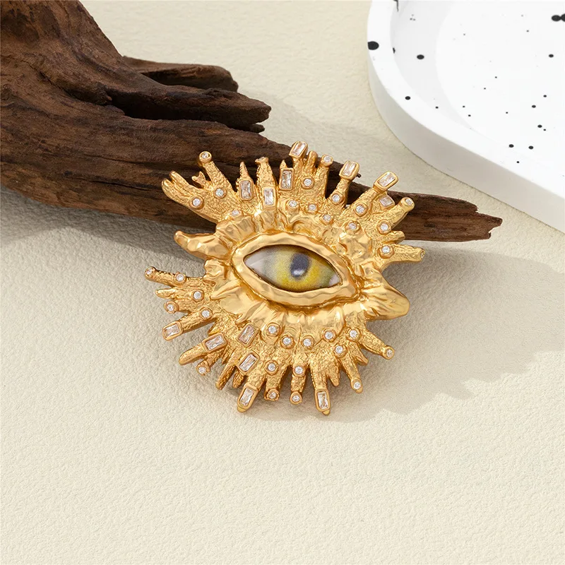 Vintage Personality Exaggerated Eye Ring Literary Retro Eye Ring