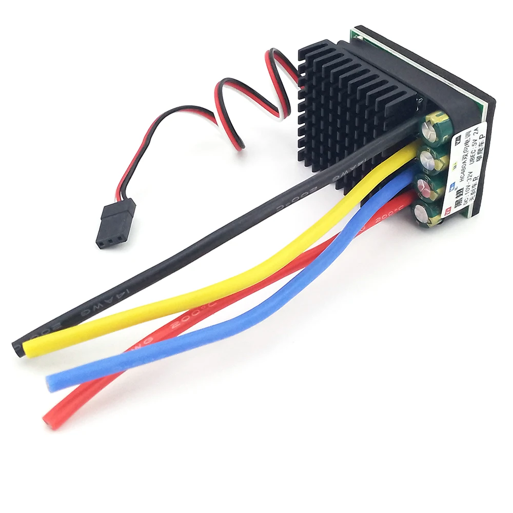 3S-7S 10V-32V 50A 480A Brushed ESC Speed Controller BEC 5V 2A for Brush Motor 775 795 RC Boat RC Car Crawler Truck Tank Pump