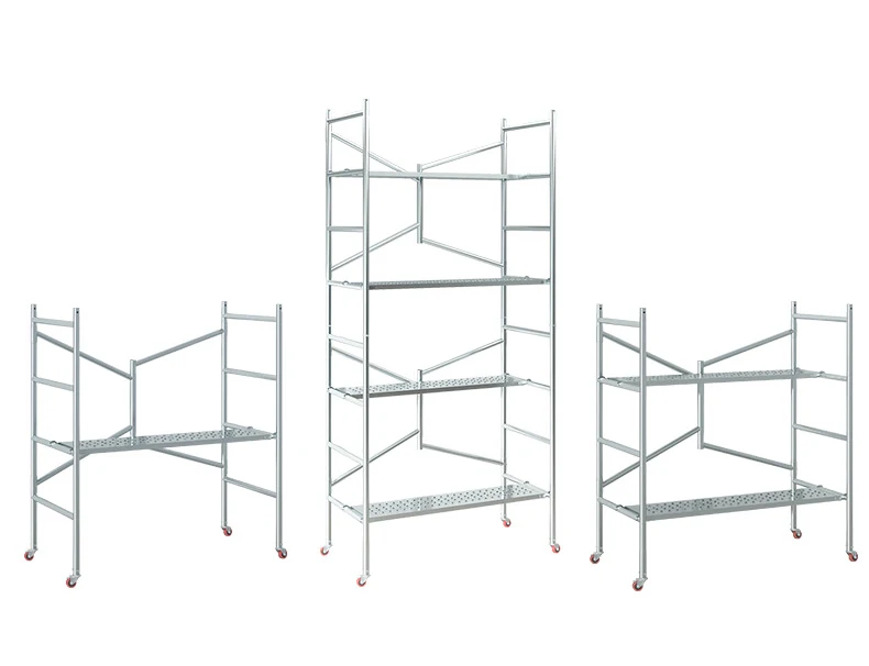 Scaffold folding lifting platform, thickened steel pipe, multifunctional decoration, mobile horse stool, and movable shelf