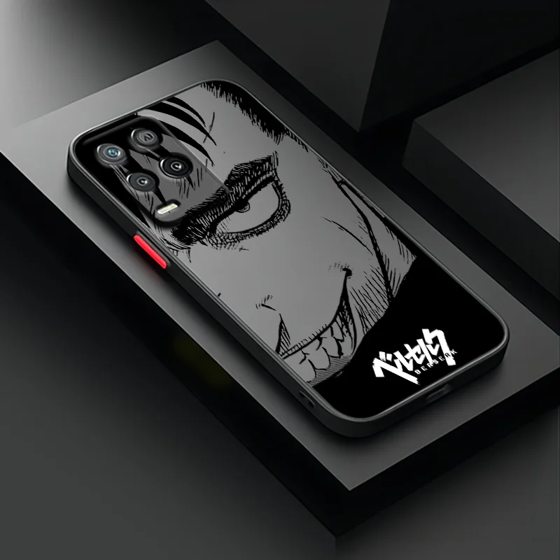 Berserk Anime For OPPO Realme 11 10 9i 8i 7i 6S 6i Narzo  50A 20A 10A Pro Plus Frosted Translucent Phone Case