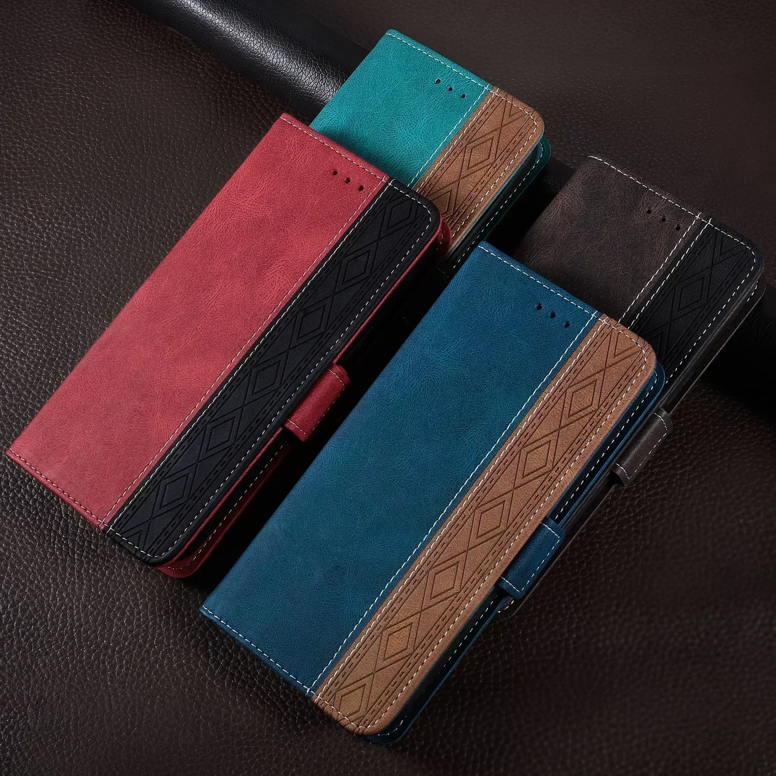 

Anti-theft Leather Wallet Cover For iPhone 15 14 13 12 Mini 11 Pro Max X XR XS Max 7 8 6 6s Plus SE 2020 Stand Flip Wallet Case