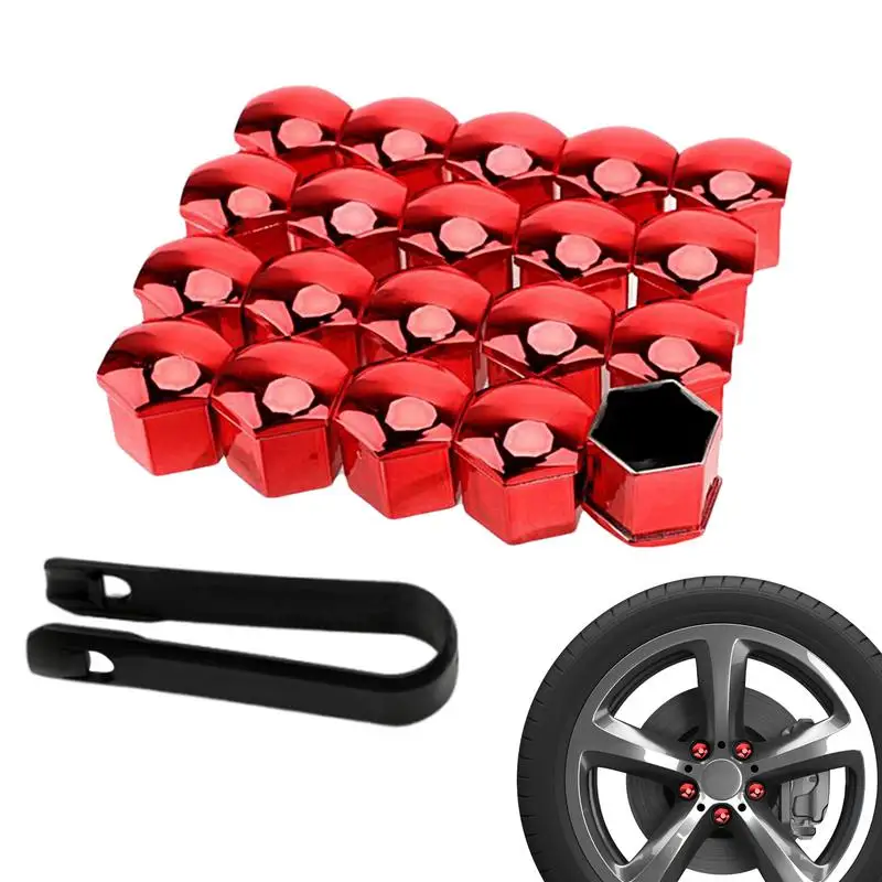 Car Tire Nut Caps Long Lasting Protection Car Wheel Hub Nut Bolt Cover Maintain Wheel Elegance stable Tire Screw Cap Accessories