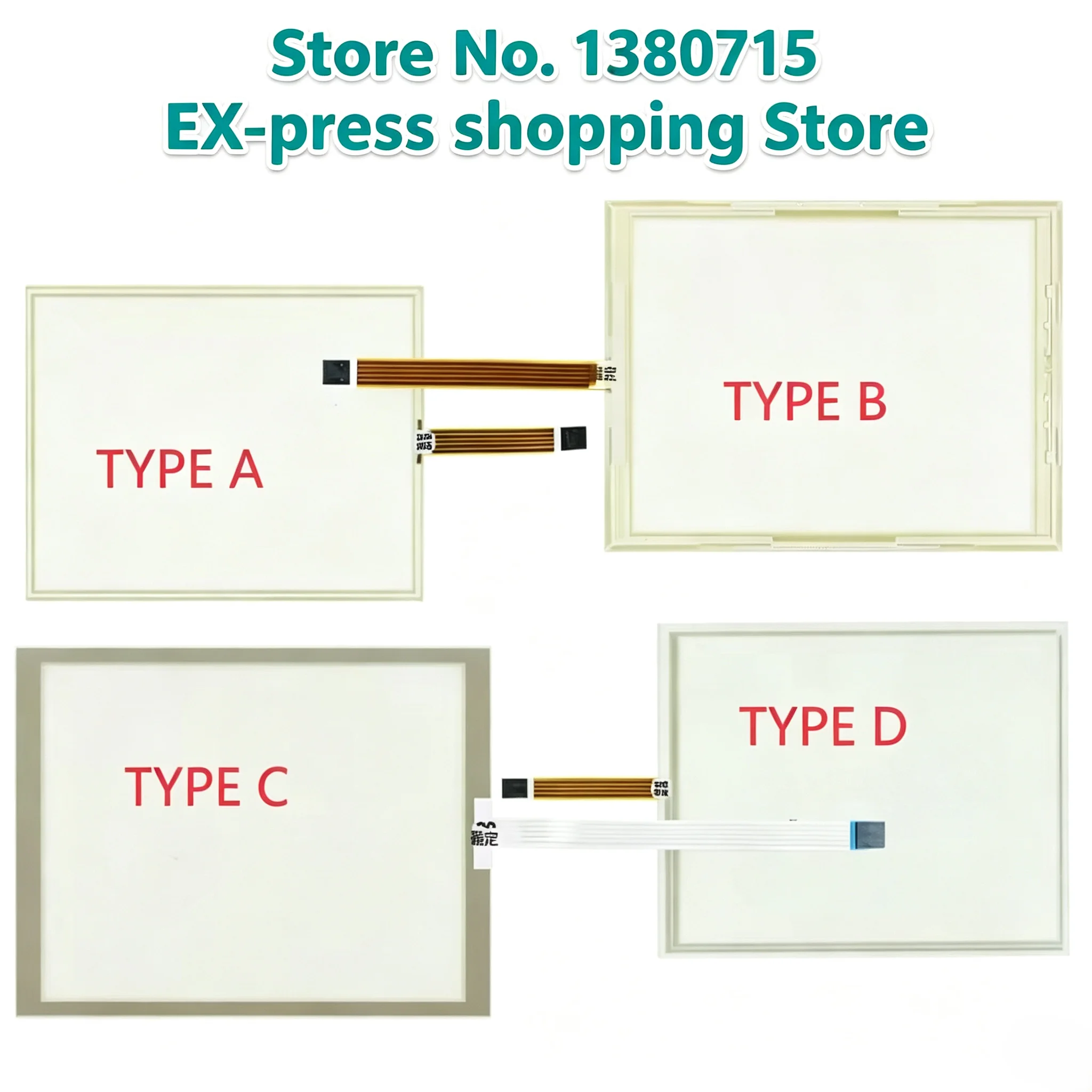 Industrial Touch Digitizer Overlay Spare Part Compatible 4PP420.1043-K37 Touchscreen