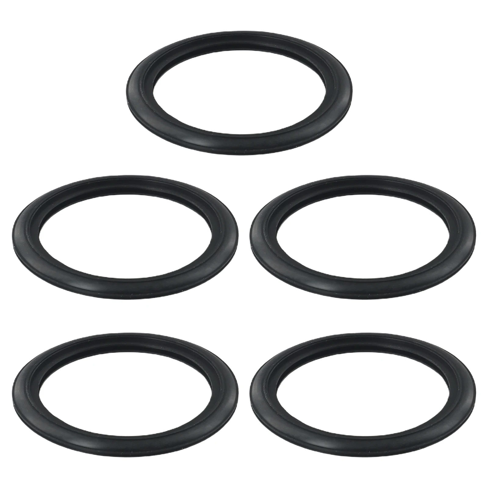 For Geberit For Flush Pipe Lip Seal Set of 5 Rubber Sleeves for DN40 Temperature Resistance and Leakage Prevention