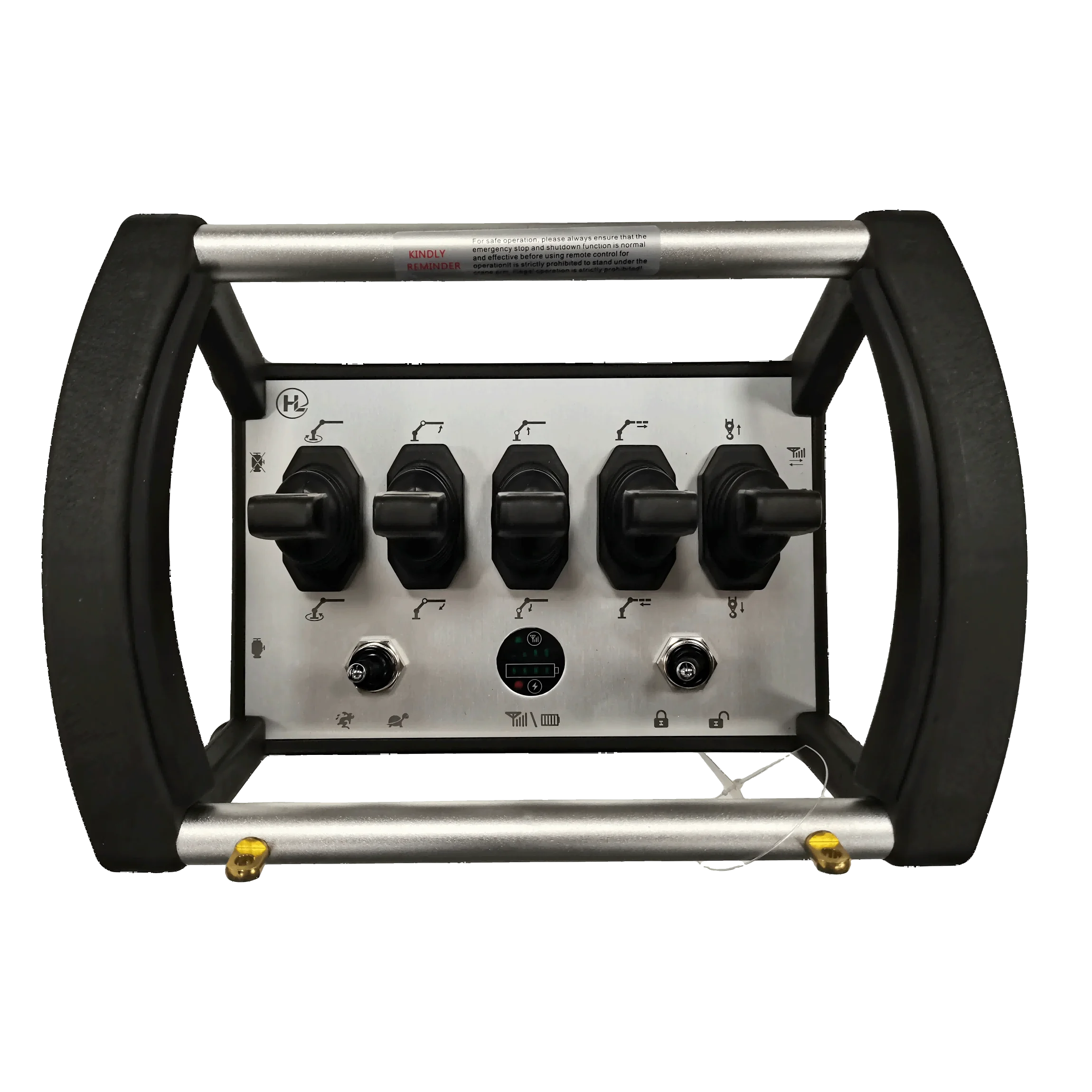 Handheld Industrial Wireless Remote Control for Crane and Elevator Operation Learning Code Metal Construction 1 Year Warranty