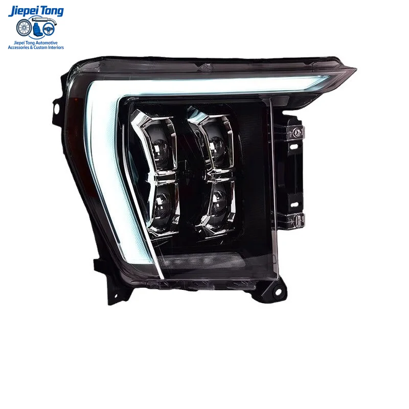 

Фара в сборе для Ford Raptor F150, модели 2021-2022 годов, с модифицированной линзой, светодиодными ДХО и указателями поворота