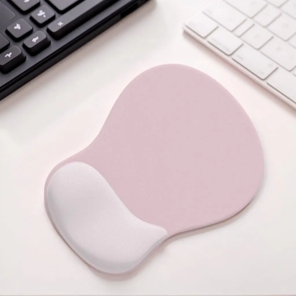 Wrist Rest Mouse Pad Ergonomic Mousepad with Wrist Support  Relieve Wrist Pain Gaming Mousepad with Concave Design Cushion & Non