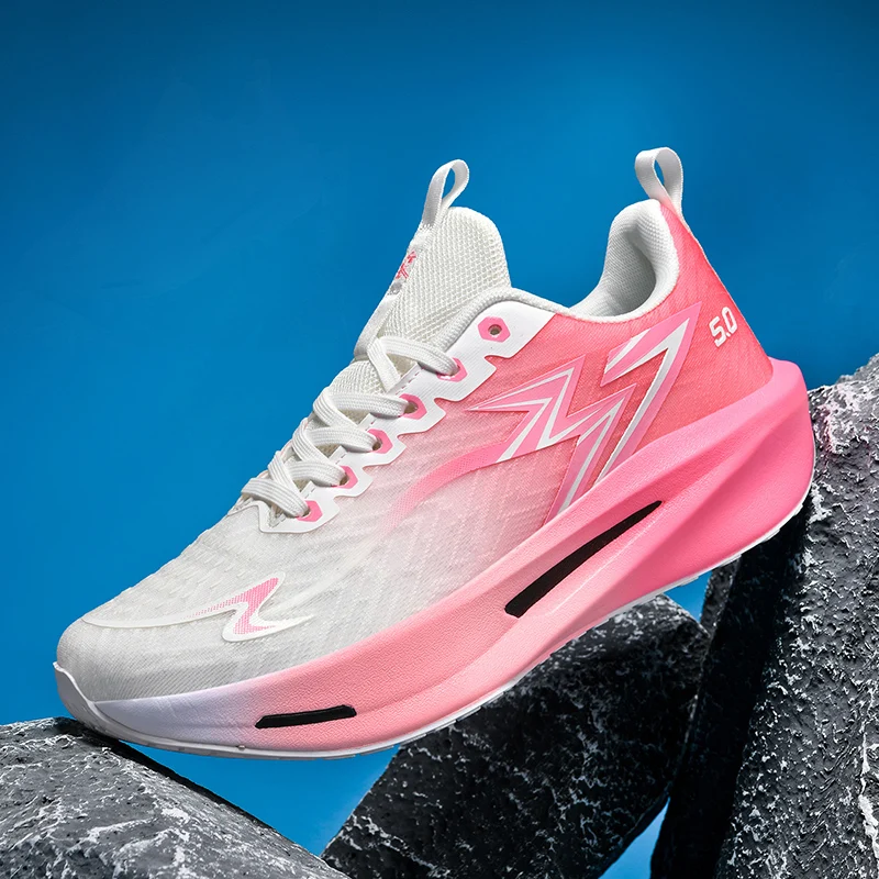 

Mens Running Shoes Fashion Ultralight Breathe Couples Casual Sneakers Cushioning Short Distance Trendy Sneakers for Men