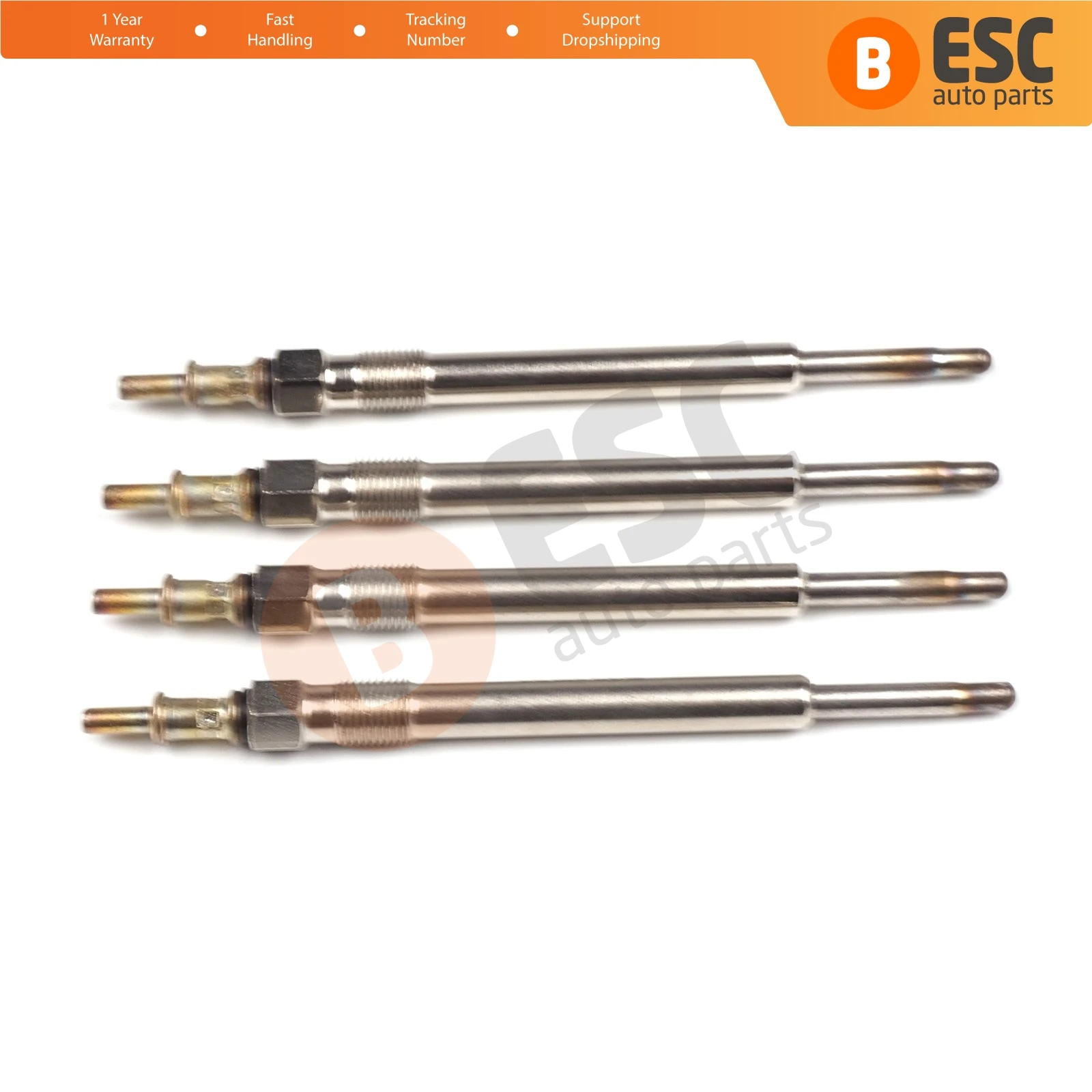 ESC Auto Parts EGP64-1 4 Pcs Heater Glow Plugs GX2133, 0100266005 for Mercedes 30 CDi AMG. Fast Shipment Ship From Turkey