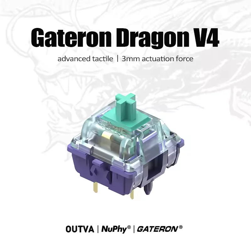 NuPhy® x OUTVA Azure Dragon V4 Switches Gopolar Azure Dragon Switches V4