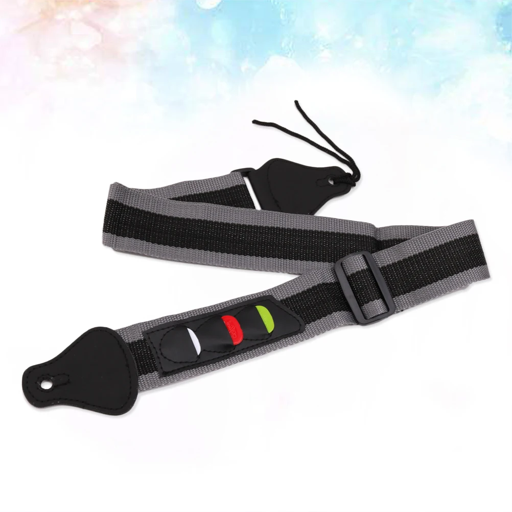 

3pcs Nylon Guitar Strap Durable Wear-Proof Light Weight Easy Carry For Guitar Bass Electric Acoustic Half-Scale Electroacoustic