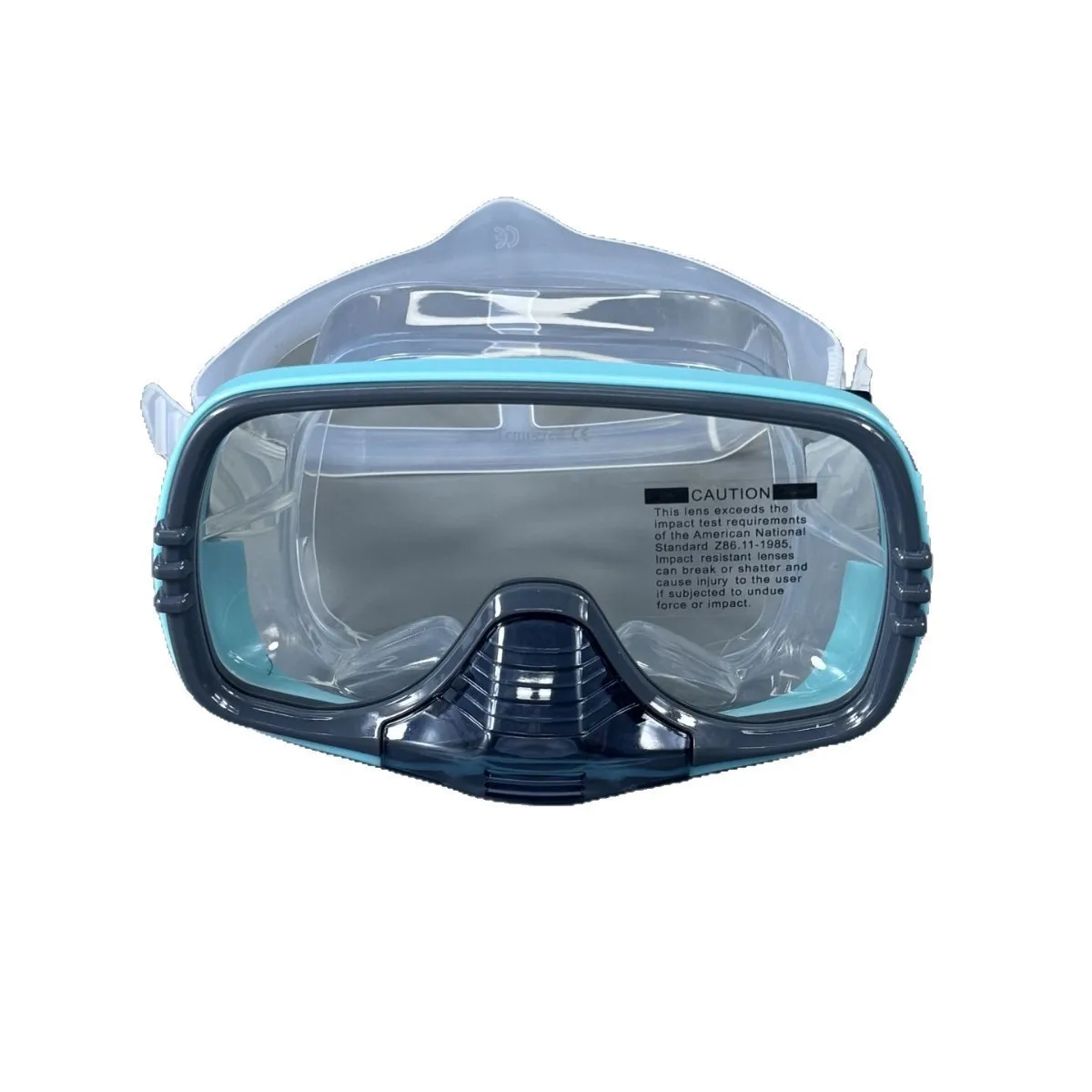 หน้ากากดำน้ำแบบมืออาชีพ หน้ากากดำน้ำลึก หน้ากากดำน้ำซิลิโคนแบบพาโนรามา สำหรับผู้ใหญ่ แว่นตาว่ายน้ำ หน้ากากดำน้ำตื้น