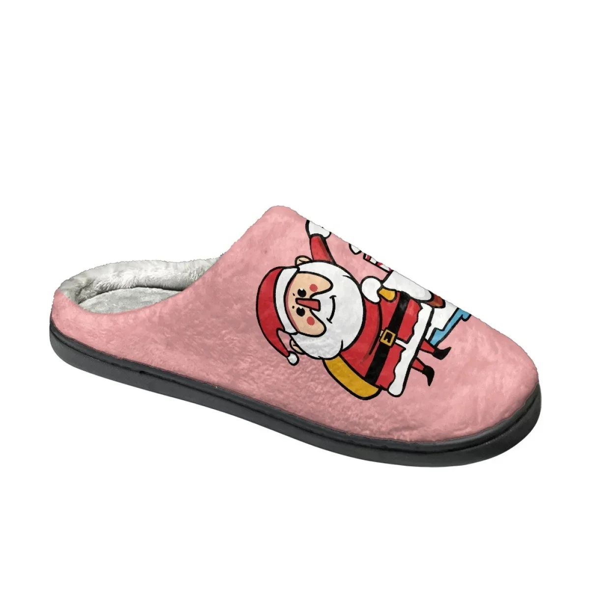 Dropshipping Winter Cotton Slippers Non-Slip Floor Indoor Women's Slides Casual Comfortable Men Bedroom Slippers Christmas Gifts