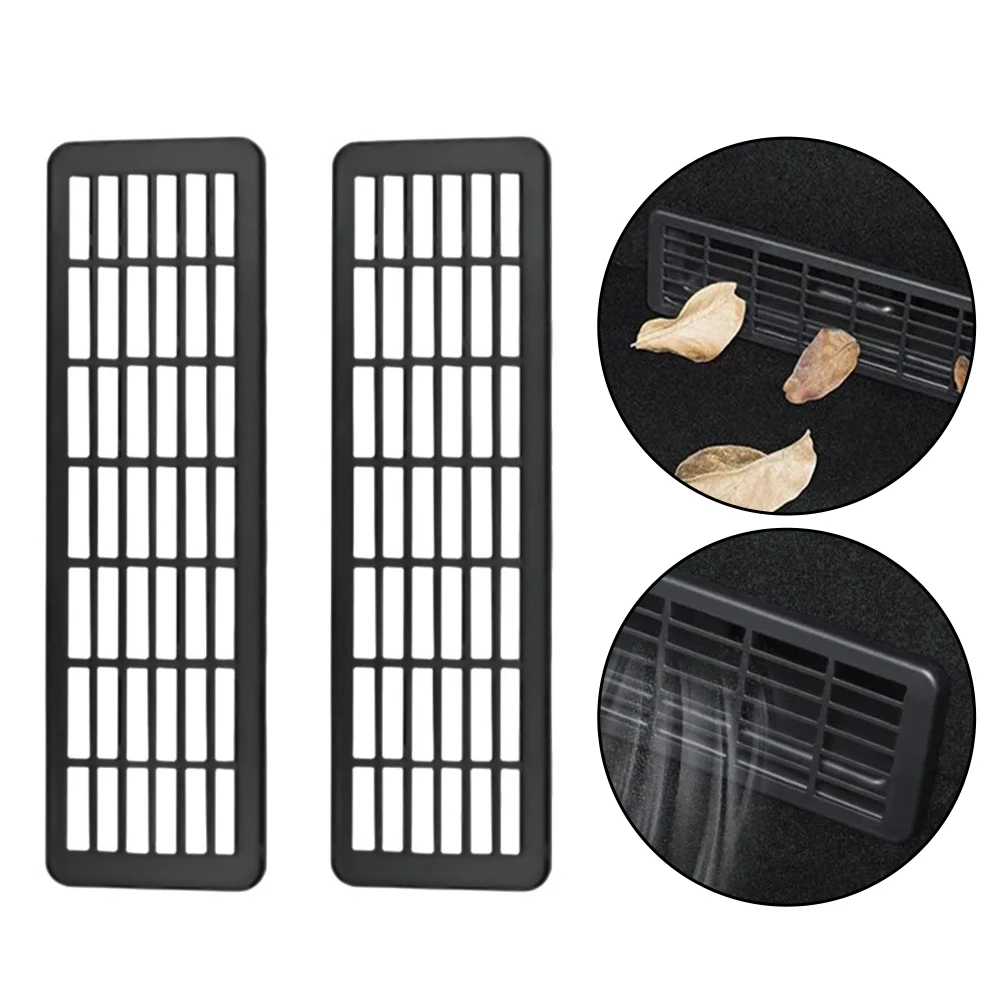 For Juniper Model Y Air Condition Outlet Rear Seat Air Grille Black Easy Snap Installation Optimal Airflow Design