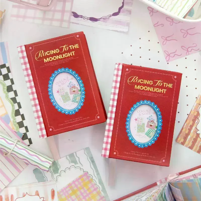100pcs Moonlight Wish Book Series Memo Pads Exquisite Material Paper for Scrapbooking Diary Decor Collage DIY Journal Stationer