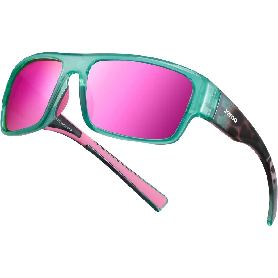 

Polarized Sunglasses for Men Women Fishing Cycling Running Driving Golf Sports Floating Square Glasses UV Protection