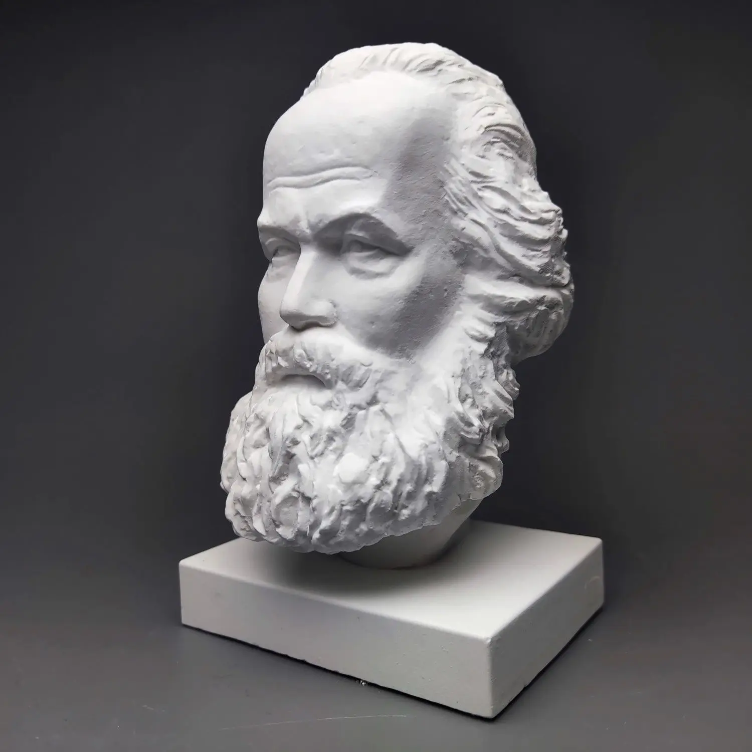 Marx Figure Ornament Plaster Statue Art Teaching Aids Decoration Figurine Desktop Decor Modern Fine Art Statue Desk Ornaments