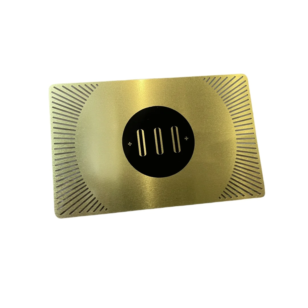 custom. Luxury High-End Customized Business NFC Gift Cards Metal Gold Color QR Code Business Card