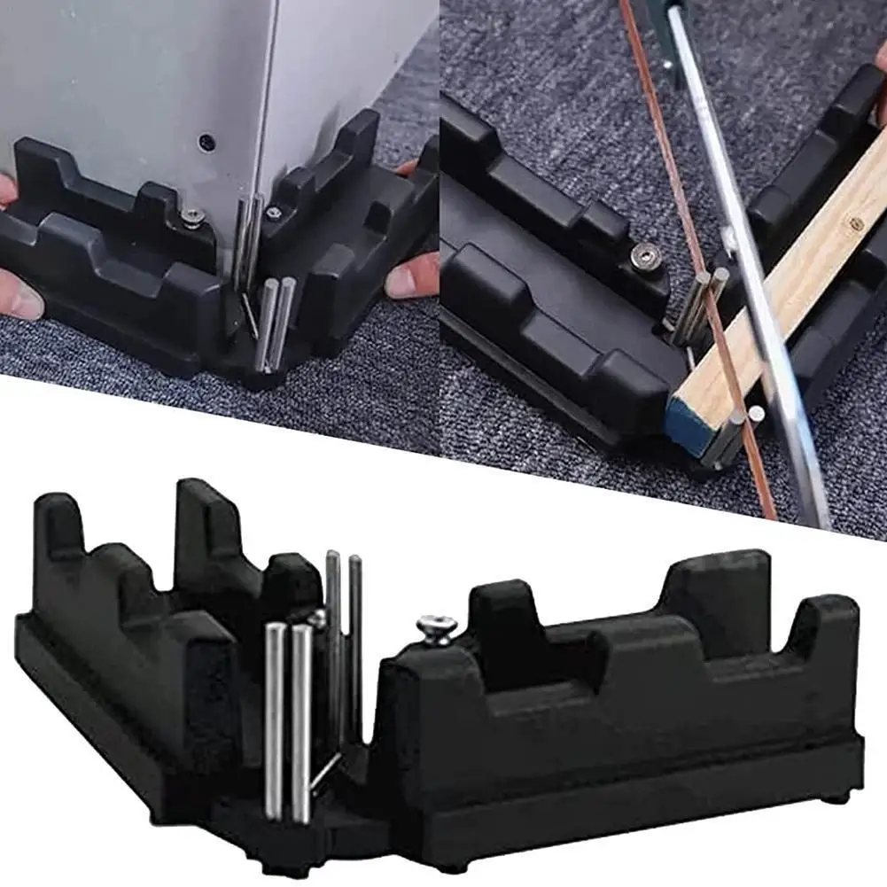Baseboard Cutting Tool,Miter Angles Measuring Template Instrument, 2 in 1 Abs Black Design for High Accuracy and Durability