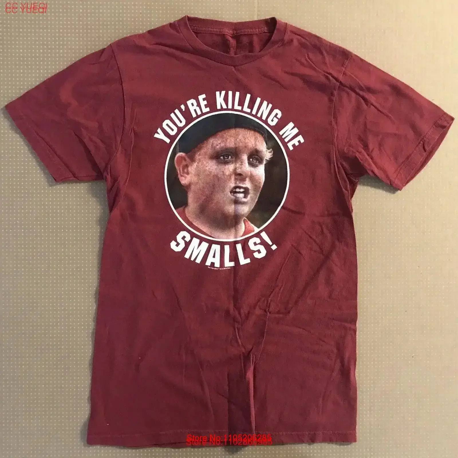 

Мужская футболка The Sandlot You're Killing Me Smalls, средний размер c 2014, винтажная стираная уличная одежда, универсальная домашняя стильная мягкая одежда