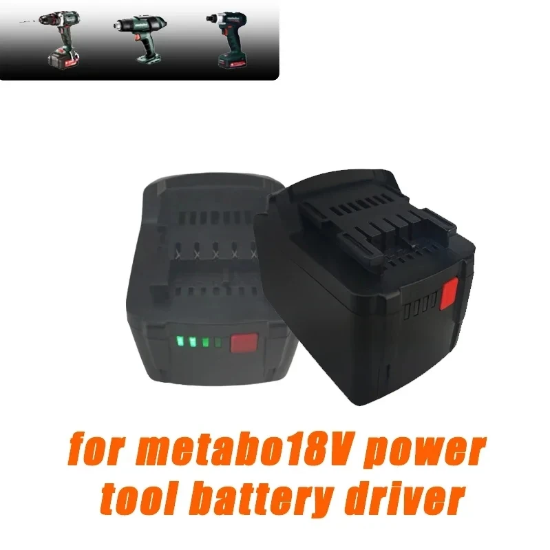 

Rechargeable Li-ion Power Tool Battery for Metabo cordless Drill drive hammer 18V 5200mAh Lastest Upgraed