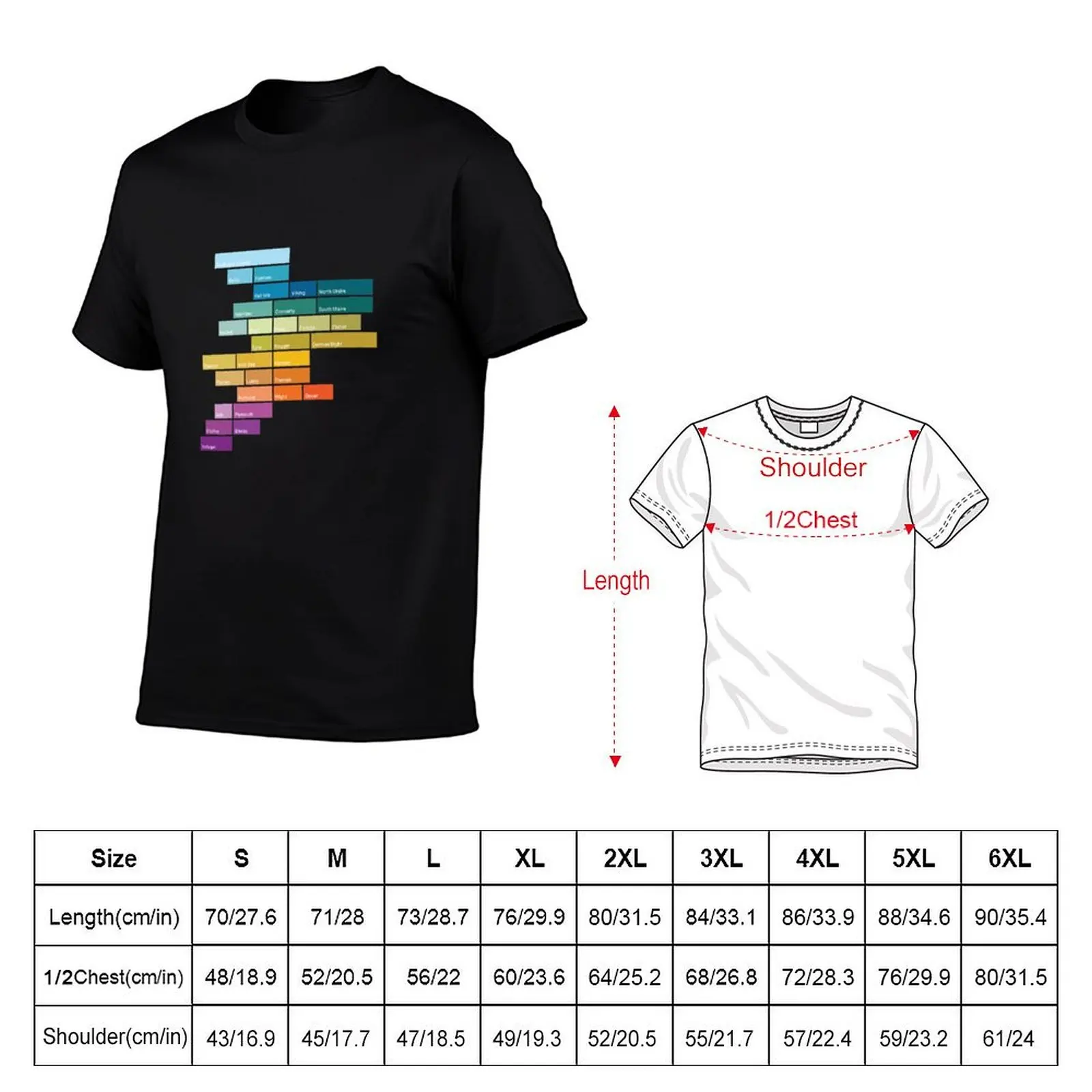Shipping Forecast T-Shirt Anti-Pilling Casual T-Shirt
