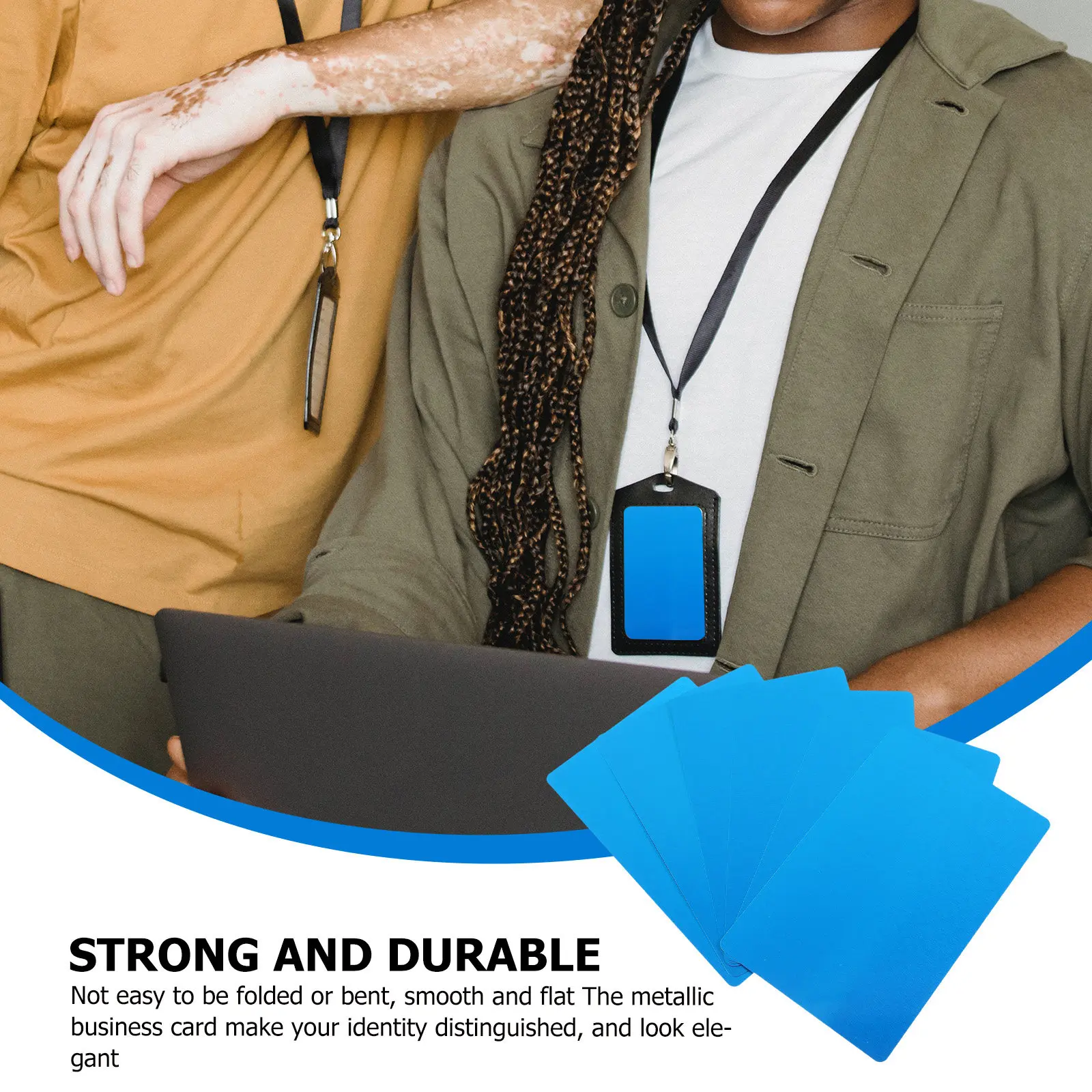 

50 шт. металлических визитных карточек из алюминиевого сплава, пустые, гладкие, для гравировки, тестирование на сублимационную термопереводную печать