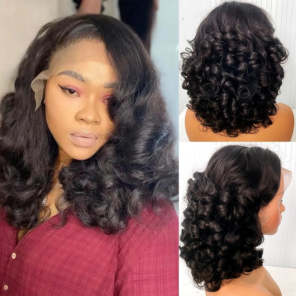 100% Human Hair Bouncy Wave 18