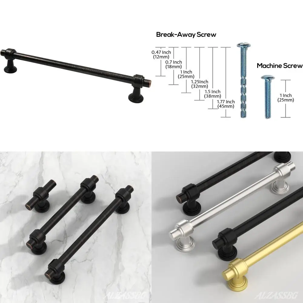 

Ручки для шкафа из масляной бронзы, центры 7-1/2 дюйма, 10 шт., прямые ручки, кухонная фурнитура, стиль в деревенском стиле