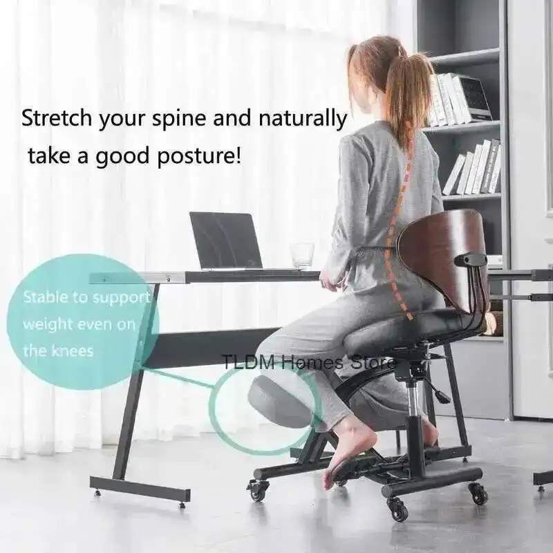 Office Chairs Designer Office Furniture Ergonomic Computer Chair Back Kneeling Chair Adjustable Posture Correction Modern Seat L