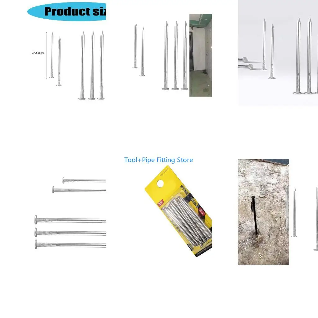 F92B Outdoor Use Nails Assorted Steel Nails Picture Hanging Nails for Reliable Use in Home Decor and Construction Projects