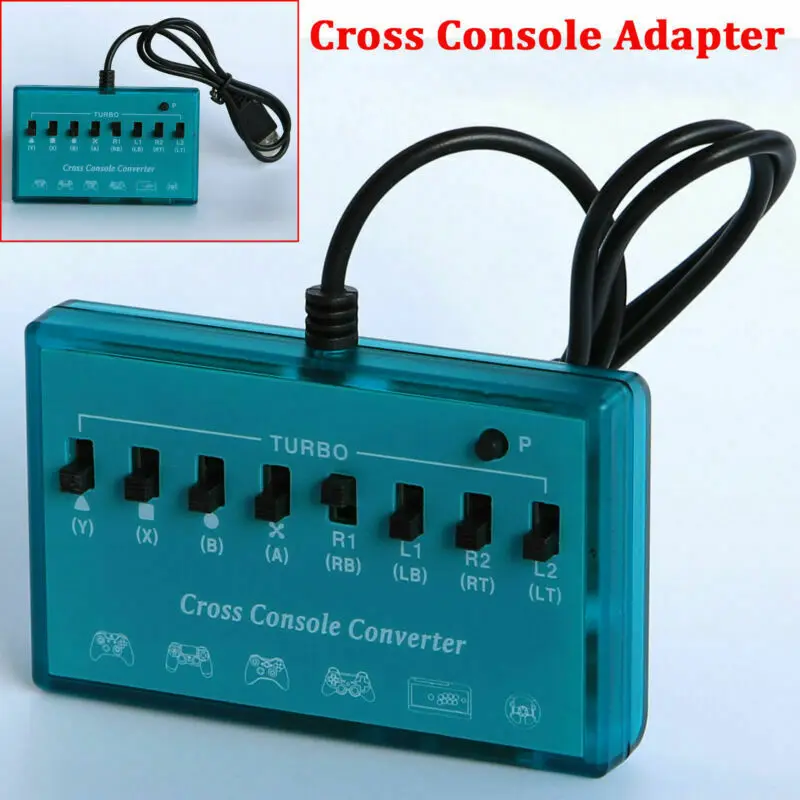 Cross Console Converter Adapter for Logitech G29 G27 G25 GT Racing Steering Wheel To PS4 Xbox One 360 Console