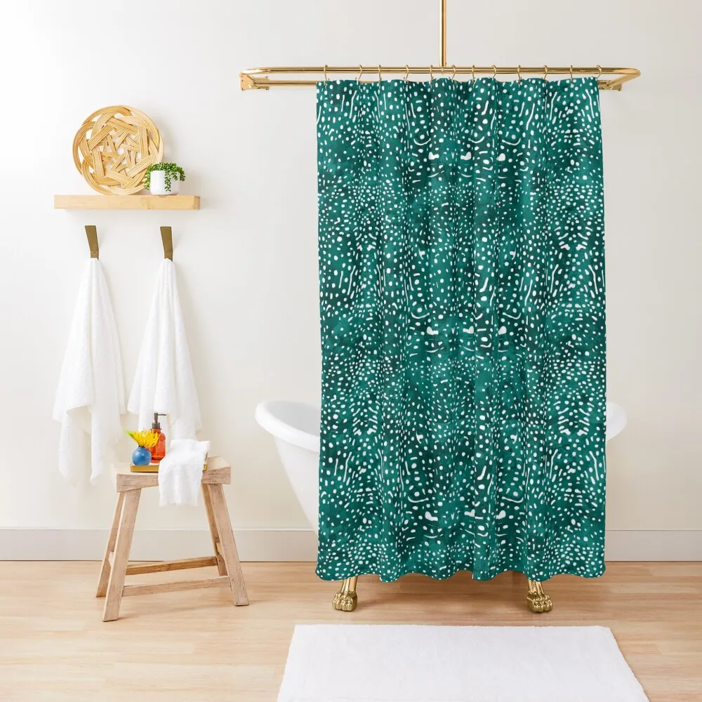 

Whale Shark Skin in Teal Shower Curtain Bathroom For Shower Bathroom Accessory Accessories For Shower And Services Curtain