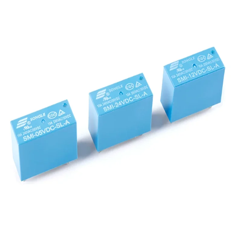 10PCS-50PCS SMI-24VDC-SL-A SMI-12VDC-SL-A  SMI-05VDC-SL-A  DIP4 Single-Pole Single-Throw (SPST-NO) power relay
