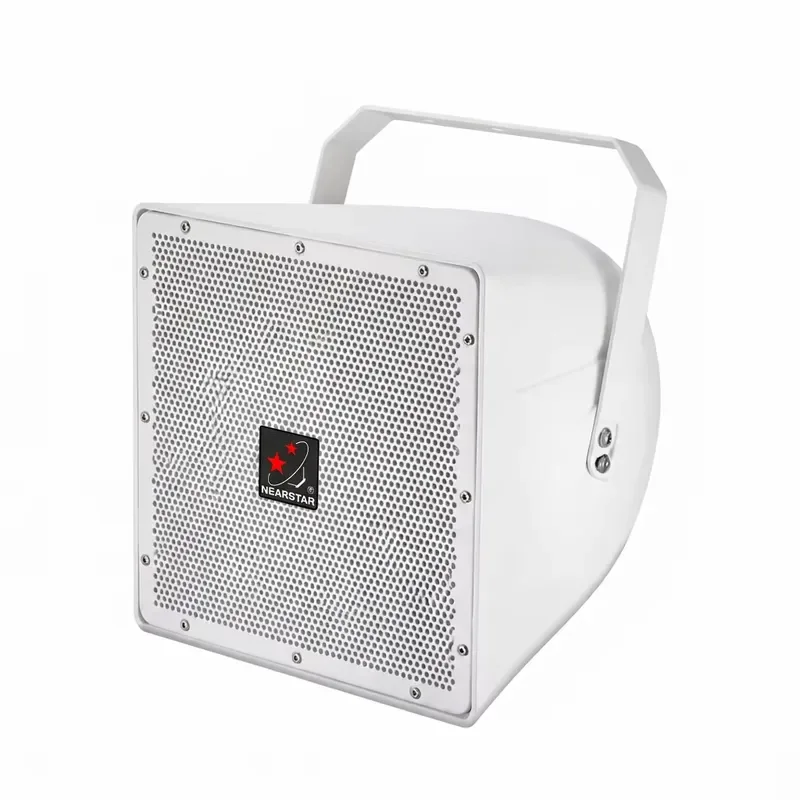 Professional 8-inch IP56 waterproof horn speaker 100W long-distance projection amplifier, suitable for outdoor activity sound