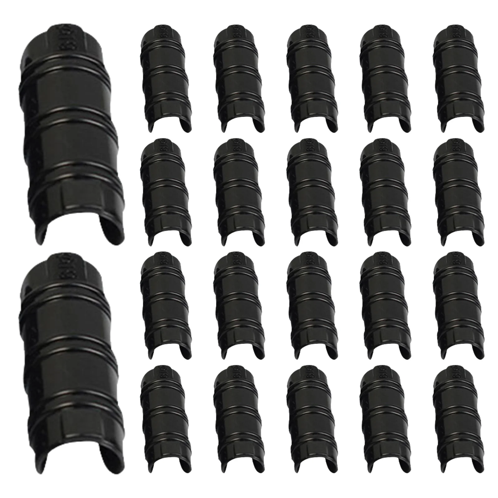 

30pcs Greenhouse Clamps Clips For Black 20Mm Pipe Clamp Uv Resistant Shade Net Connector Kit For Greenhouse Film Insect Net