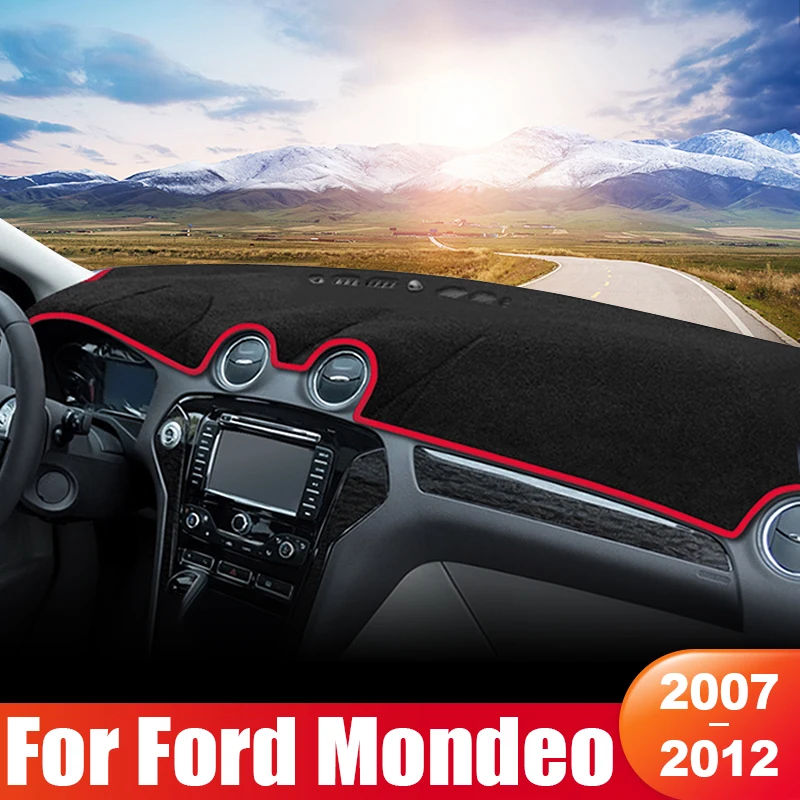 

For Ford Mondeo 4 MK4 2007 2008 2009 2010 2011 2012 Car Dashboard Sun Shade Cover Instrument Panel Mat Non-slip Pad Accessories