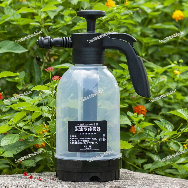 2L Watering Multi-purpose Foam Car Wash Watering Can Large Capacity Pressurized Gardening Tool Watering Can