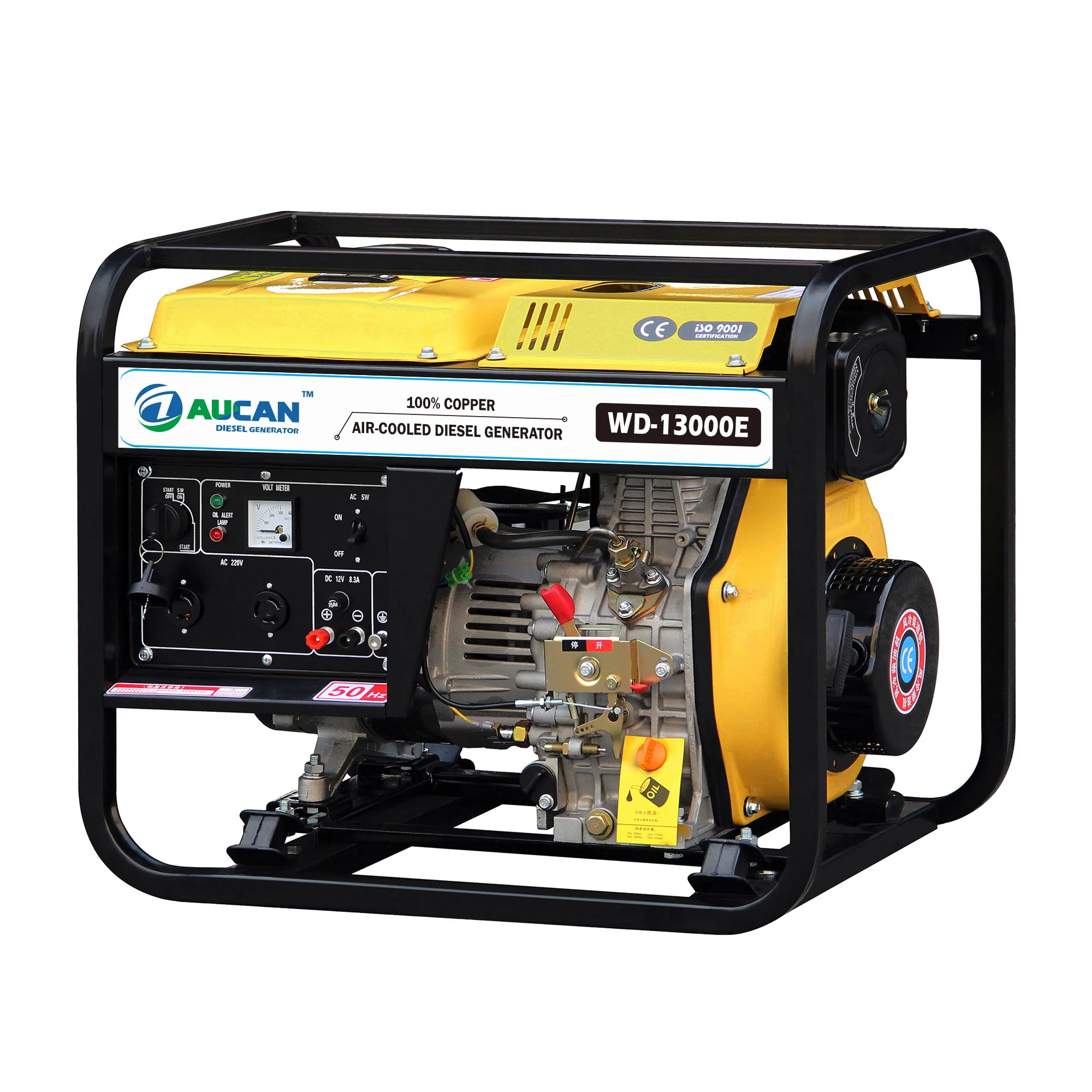 Household open 13kVA diesel generator with ATS option