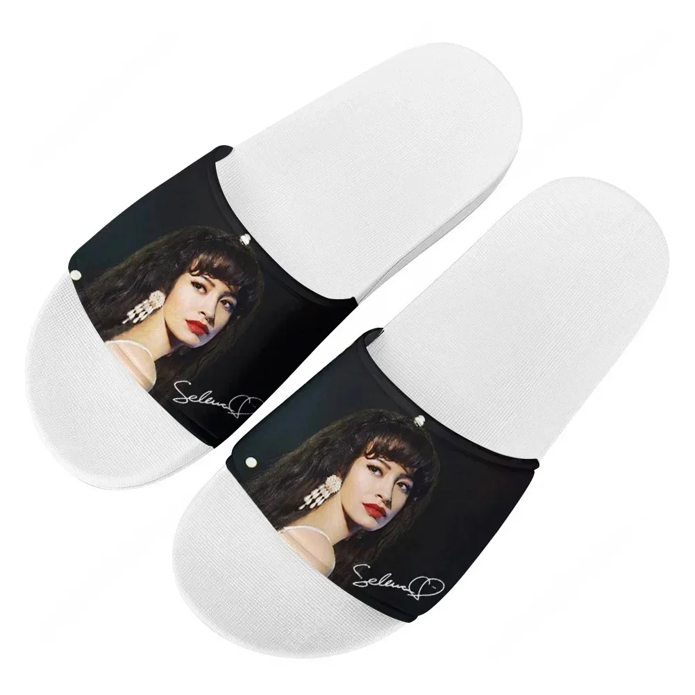 

S-Selena Slippers Home Water Shoes Mens Womens Teenagers Q-Quintanilla Beach Pool Sandals Custom Made Comfort Summer Slipper