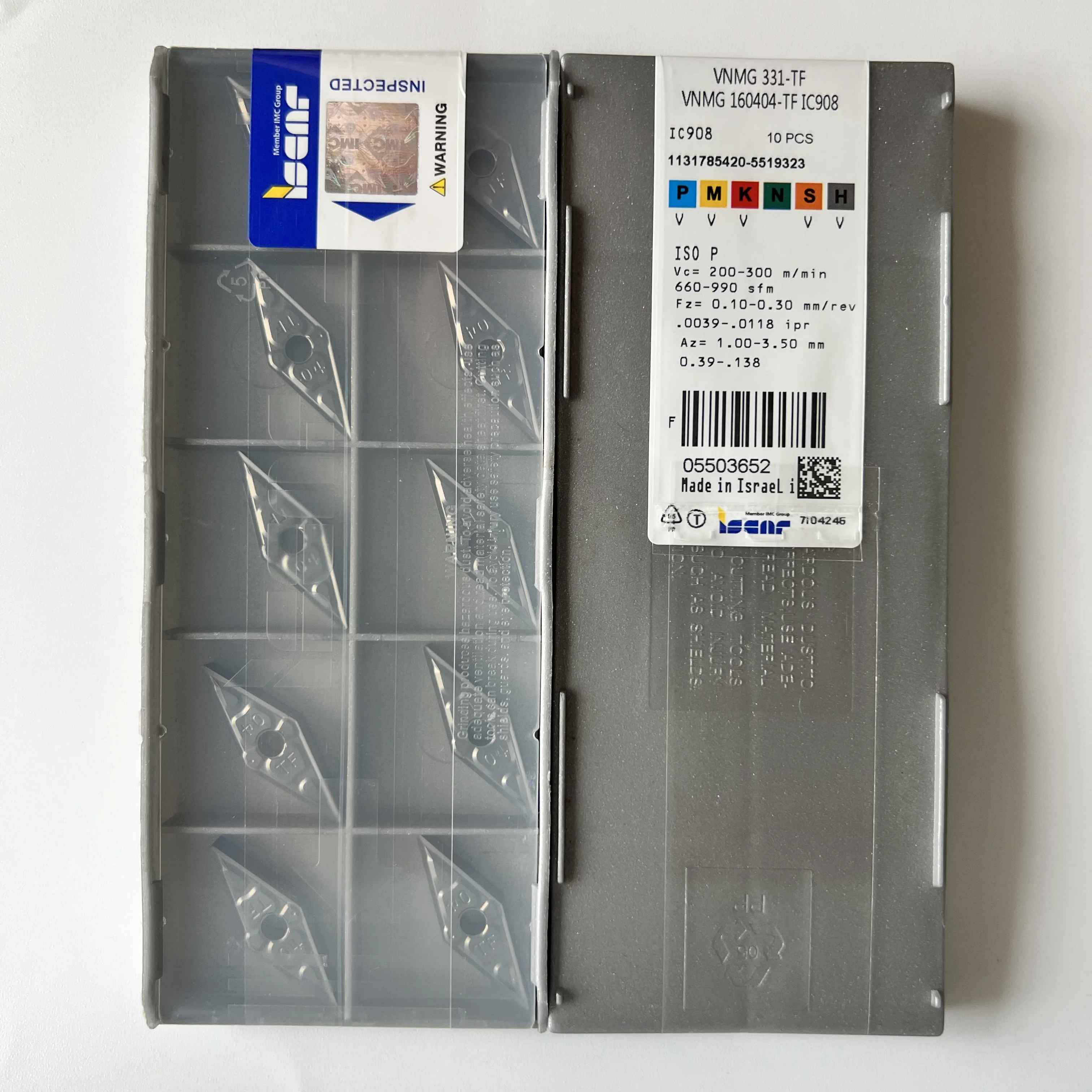 

VNMG160404-TF IC908 ЛЕЗВИЕ ЧПУ