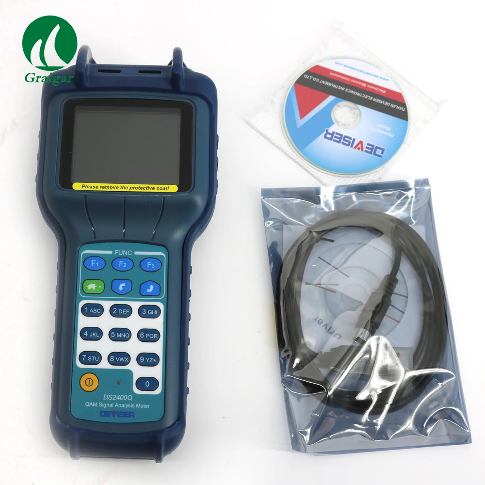 Deviser DS2400Q CATV qam Signal Level Meter frequency range 5 ~ 1000 MHz