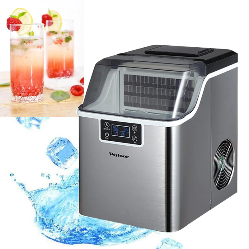 

Mini Automatic Electric Ice Machine Portable Ice Machine Small Bar Coffee Shop