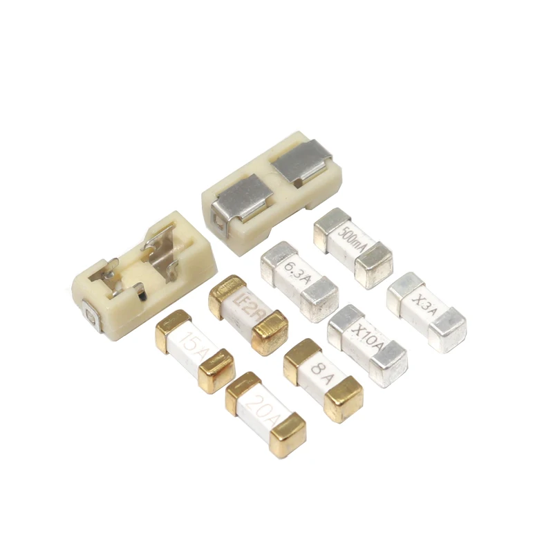 【5PCS】1808 125V 0451 SMD Fast blow Fuse 0.5A 0.75A 1A 2A 3A 4A 5A 6.3A 8A 10A 12A 15A 500MA 0451 Ultra-rapid Fuse 0451010.