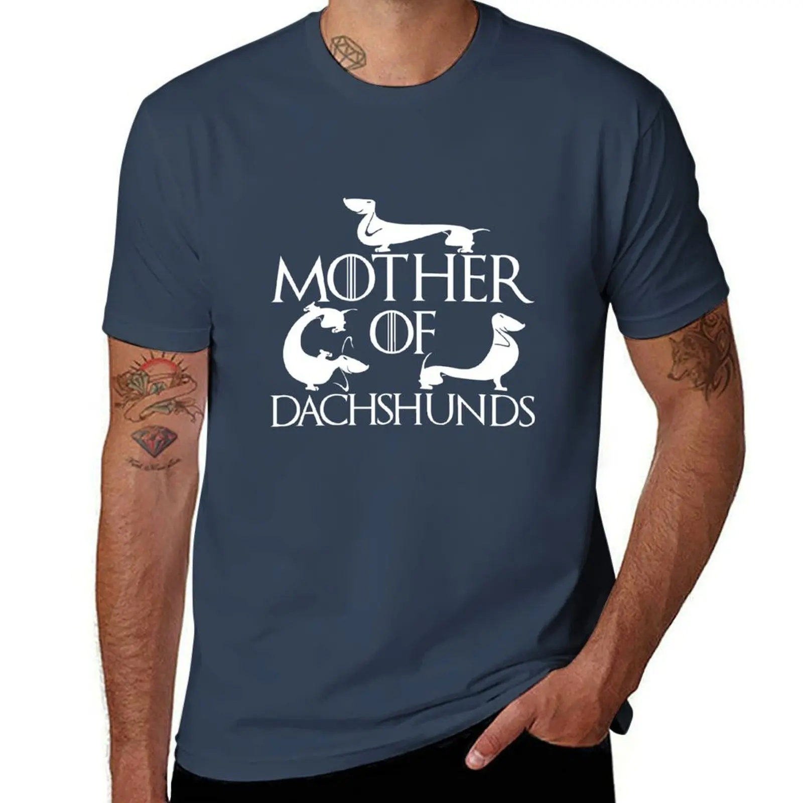 

Mother Of Dachshunds T-Shirt Sweat Resistant Workout Tee Shirt