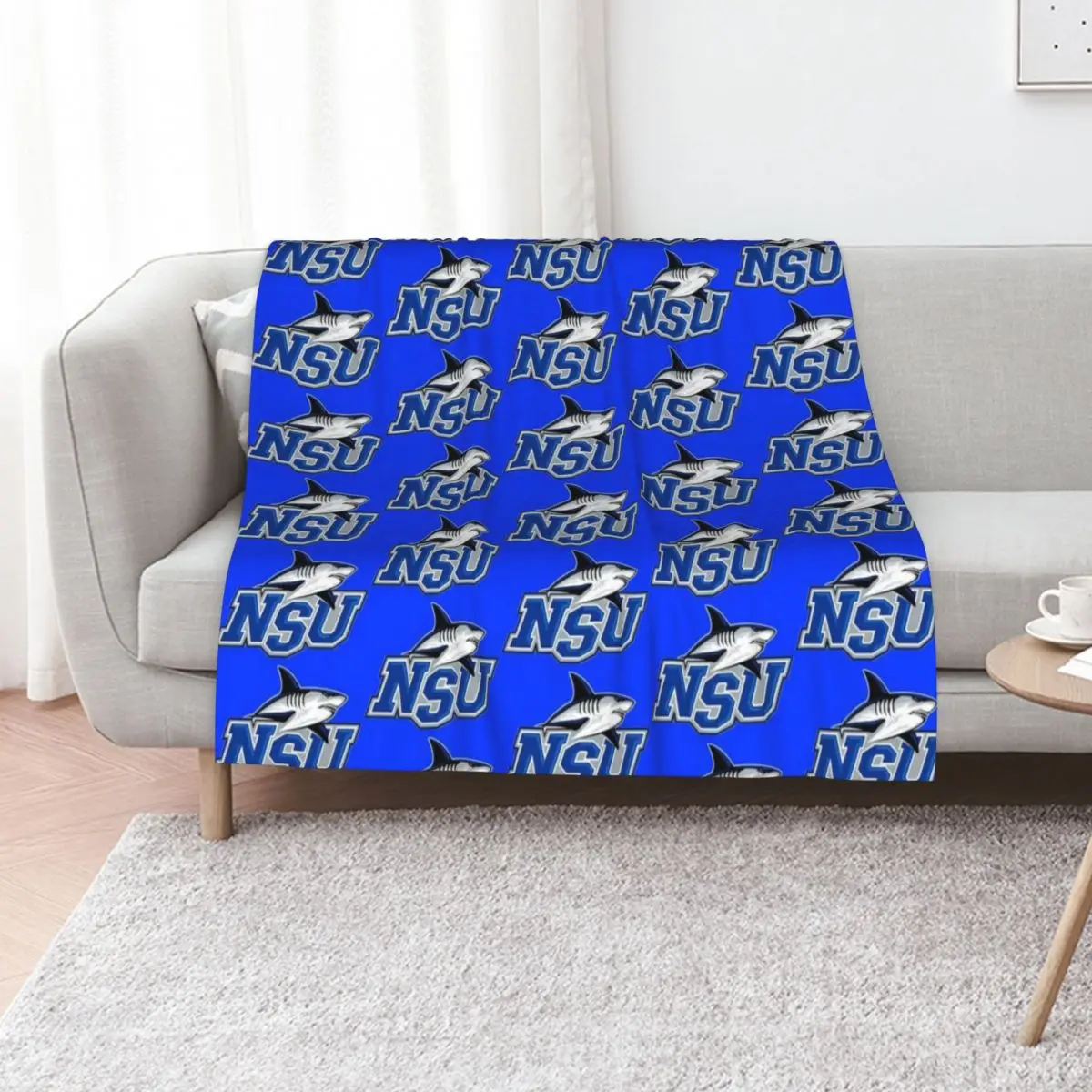 Nova Southeastern University Throw Blanket cosplay anime heavy to sleep Soft Big christmas decoration Sofa Summer Blankets