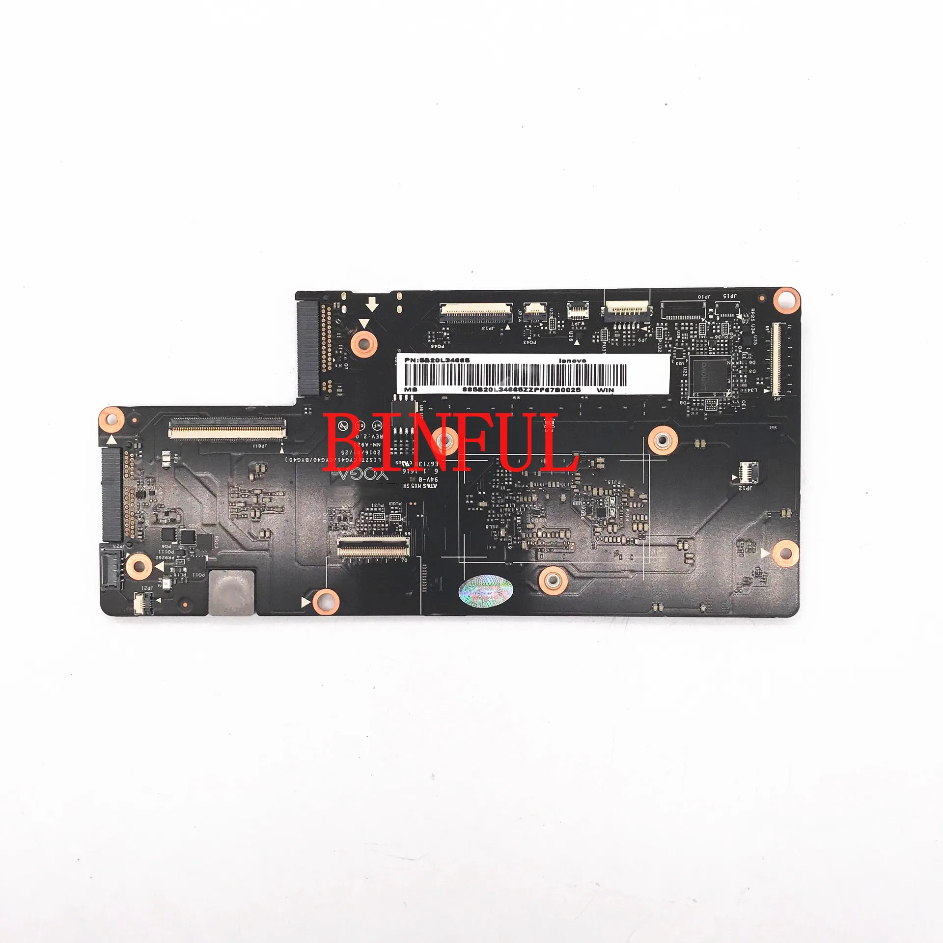 CYG41 CYG40 BYG40 NM-A921 For Lenovo YOGA 900-13ISK2 Laptop Motherboard With SR2JB I7-6560U CPU 8GB 100% Full Tested Working