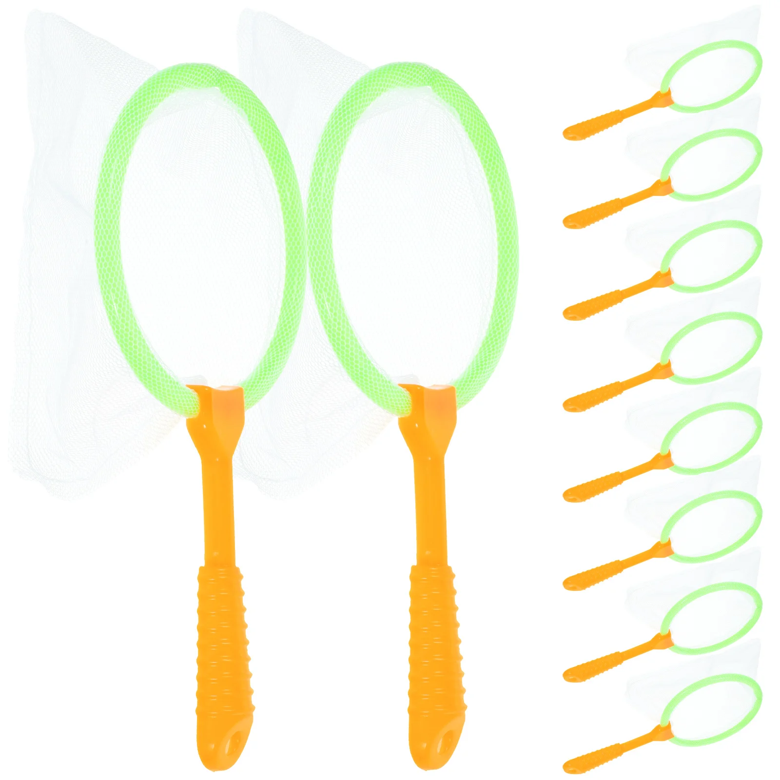 

12 Pcs Fishing Net Insect Catching Nets Butterfly 22cm Diameter Polyester Kids Toys Caterpillar Lawn Explorer Educational Gift