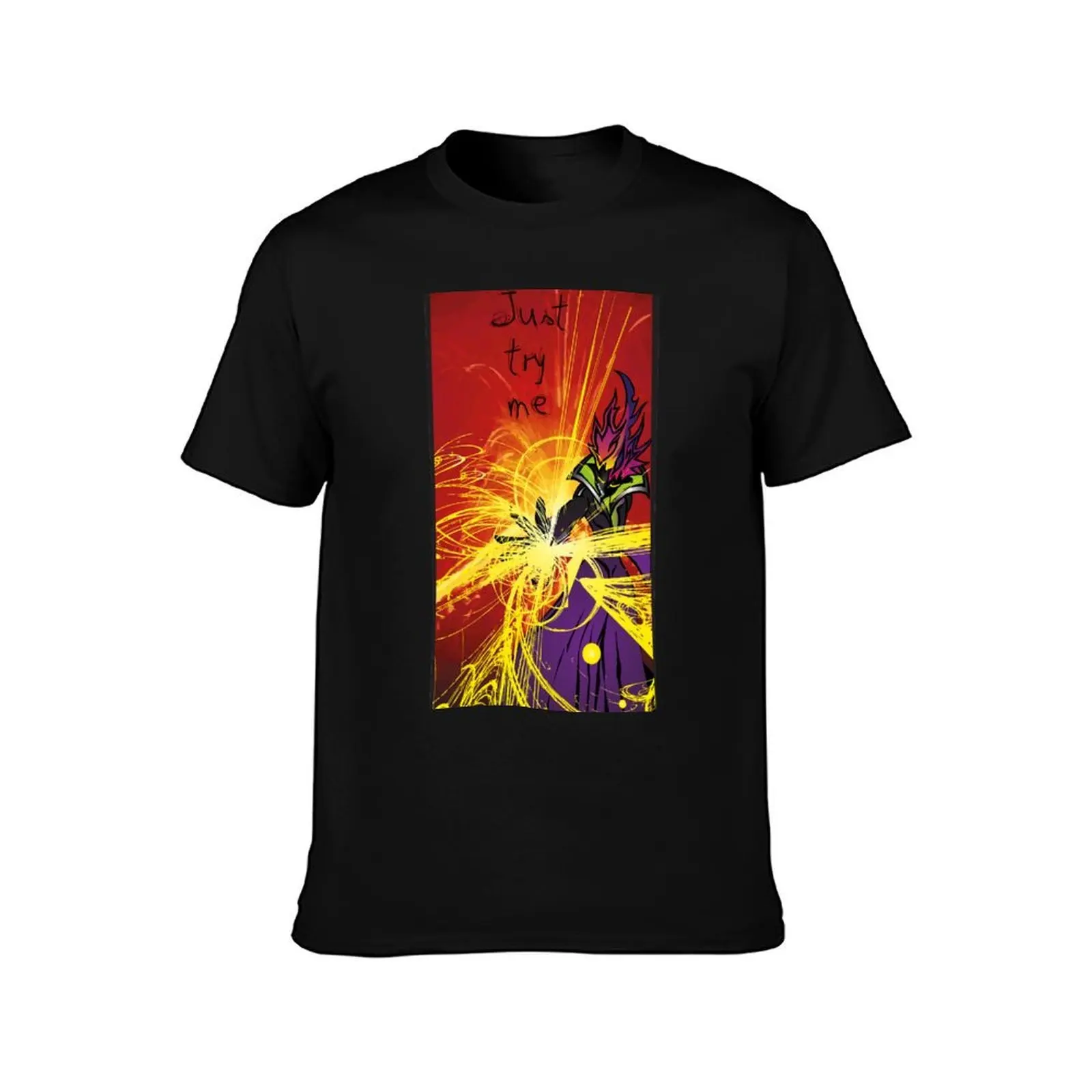 Fire elf T-Shirt, Summer Casual Cotton Tee, Oversized Streetwear Tops, Vintage Graphic Print, Loose Fit Short Sleeve