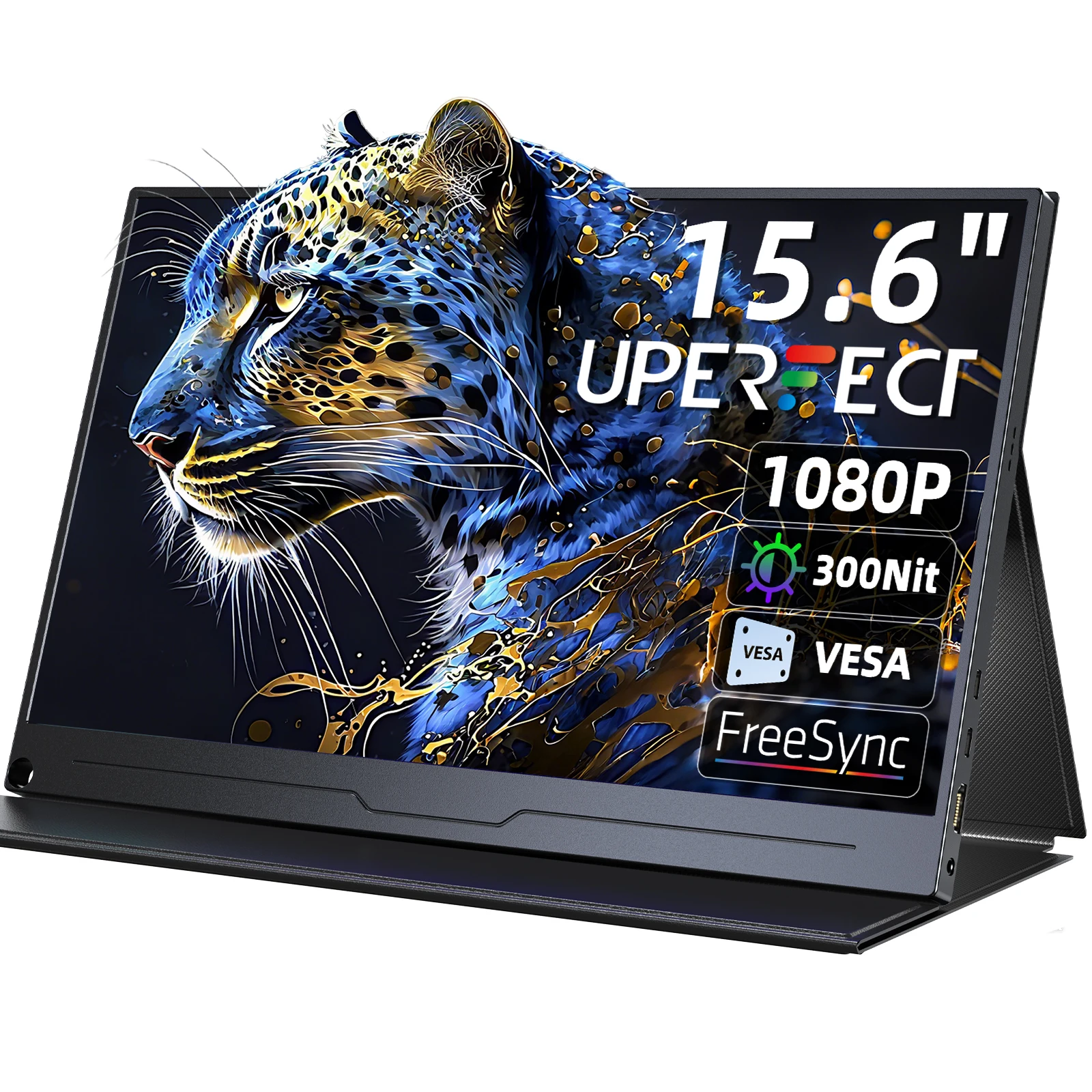 UPERFECT 15,6 pouces LCD moniteur portable ultra-mince 1080P IPS FHD USB type C affichage pour ordinateur portable Mac Huawei OPPO One Plus Android Windows Phone XBOX Switch PS5 écran de jeu